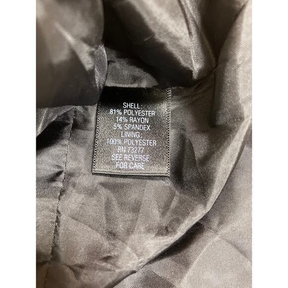 Apt 9 Womens XL Petite Black Jacket Hook Closure Stylish Blazer - Picture 5 of 6